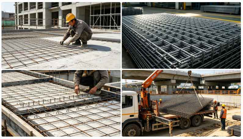钢筋网片规格型号全解析:建筑工程为什么优先选焊接钢筋网?