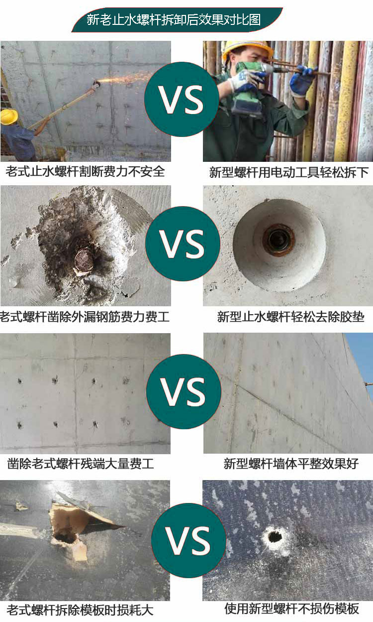三段式止水螺杆