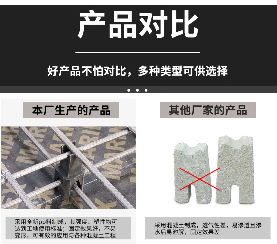 塑料马凳|钢筋保护层垫块